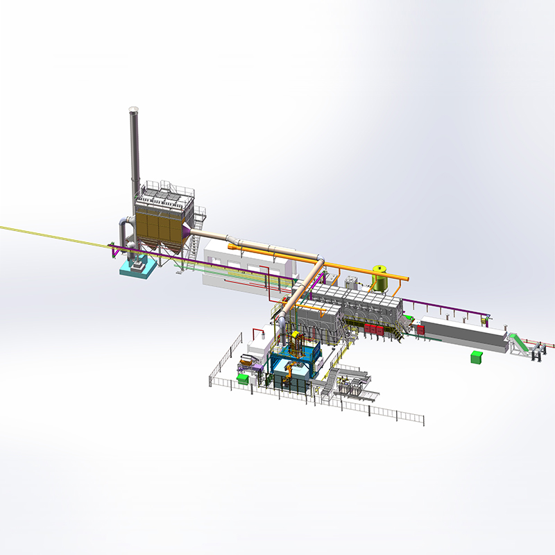خط الجلفنة بالغمس الساخن بالطرد المركزي